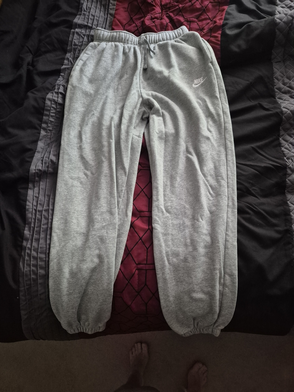 Nike Light Gray Women's Fleece Joggers